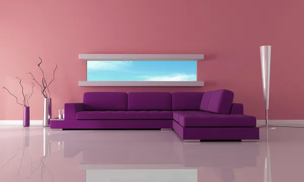 Moderna lounge — Stockfoto