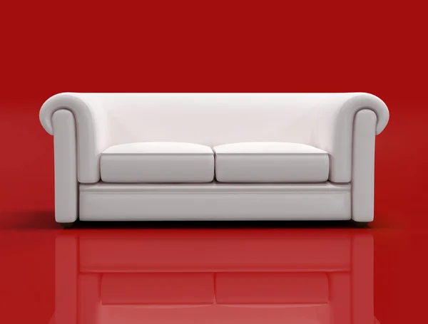 Weißes klassisches Sofa — Stockfoto