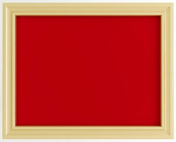 Kartáčovaný zlatý rám — Stock fotografie