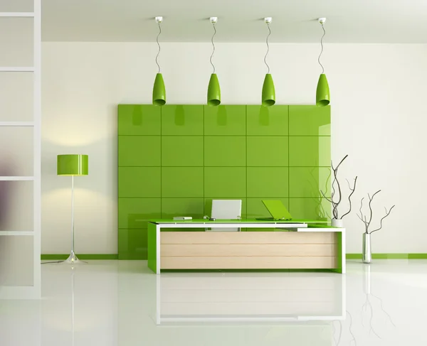 Moderno ufficio verde — Foto Stock