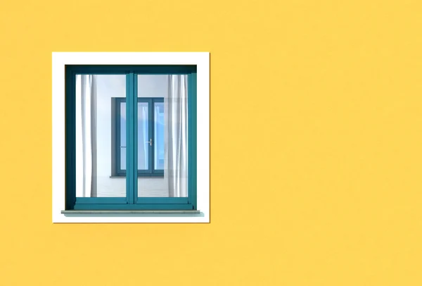 Niebieski windows — Zdjęcie stockowe