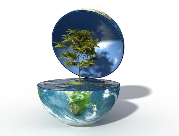 Green earth — Stock Photo, Image