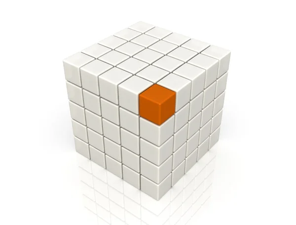Куб рішень — стокове фото