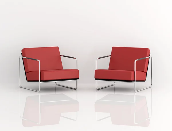 stock image Red armchair
