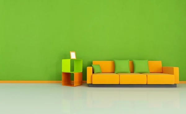 Farbiges Wohnzimmer — Stockfoto
