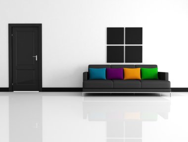 minimalist oturma odası