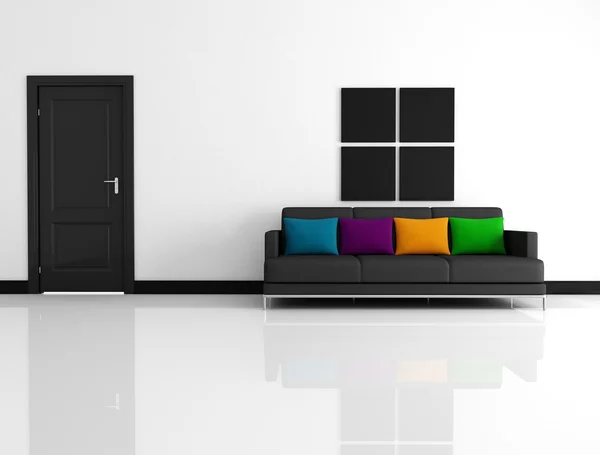 Minimalistický obývací pokoj — Stock fotografie