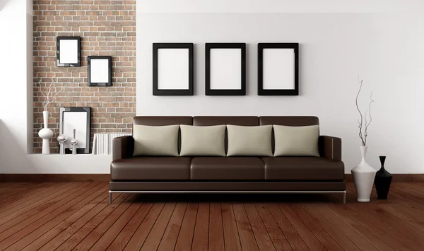 Contemporary living room — Stock Photo, Image