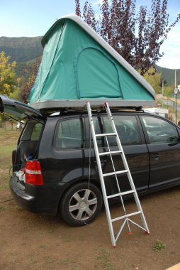 Rooftop tent clipart