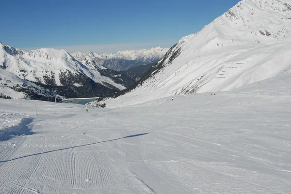 Skiing in Austria Kühtai — Stock Fotó