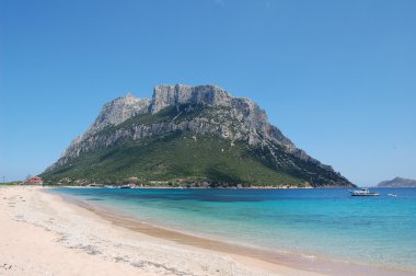 Sea and Beach of Tavolara - Sardinia (Italy - Europe) clipart