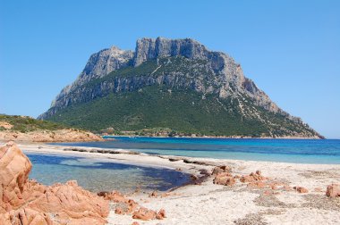 Landscape of Tavolara Island - Sardinia Italy clipart