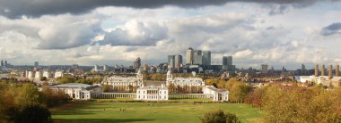 greenwich Parkı Londra manzarası