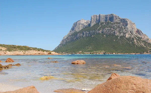 Landscape Tavolara Island Sardinia Italy — Stock Photo, Image
