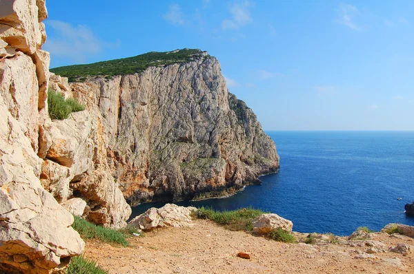 Cliffs Capo Caccia Alghero Sardinia — Stock Photo, Image