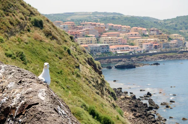 Castelsardo town (Sardunya - İtalya)