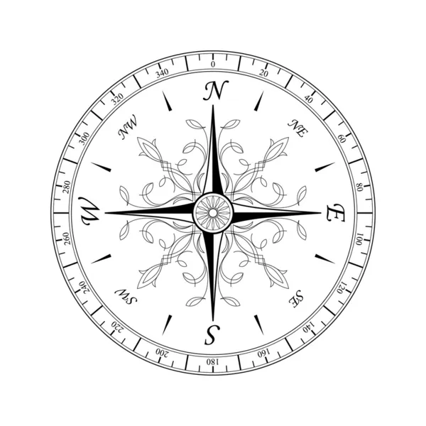 Compass Rose #1 — Stock vektor