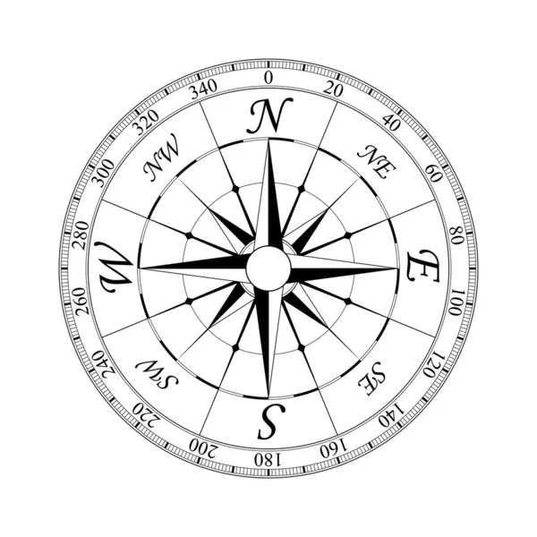 Kompasu růže #2 — Stockový vektor