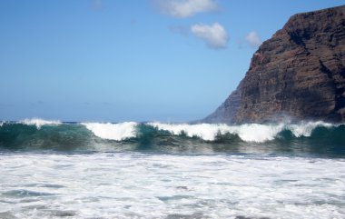 kayalıklarla los gigantes (acantilados de los gigantes) tenerife, İspanya