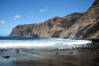 kayalıklarla los gigantes (acantilados de los gigantes) tenerife, İspanya