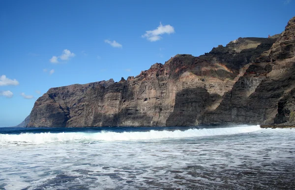 Cliffs Los Fantes Acantilados Los Fantes Tenerife Spain — стоковое фото