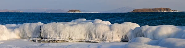 Морський лід швидко — стокове фото