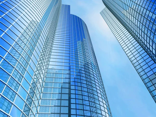Office building on a background of the blue sky — Stock Photo, Image