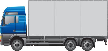 Semi-Trailer Truck clipart