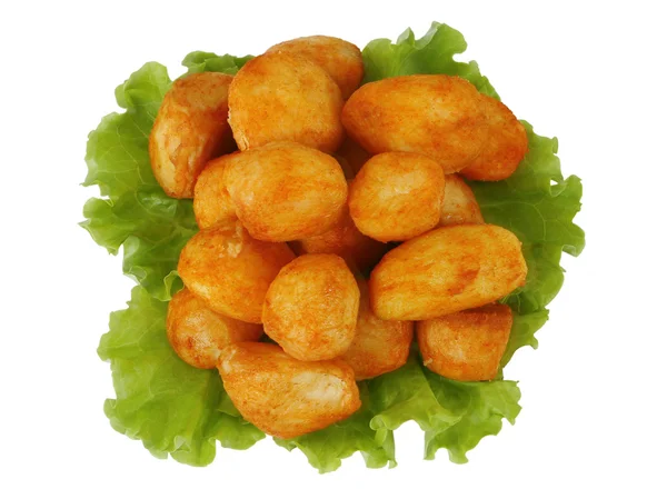 Hot roasted potatoes — Stock Photo, Image