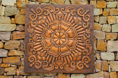 metal dekoratif desen duvar kazıma