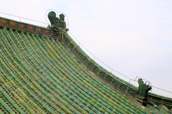 Alte chinesische Architektur Hausdach — Stockfoto