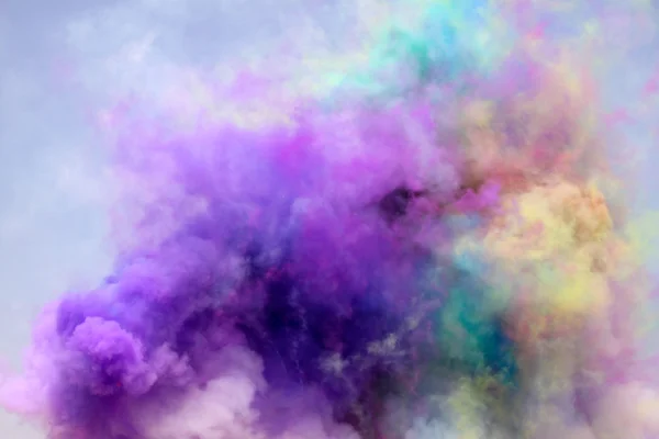 stock image Colored smoke