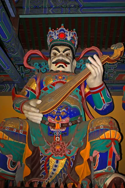 Sculpture traditionnelle bouddhiste chinoise — Photo