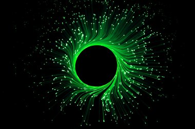 Green telecommunications eclipse clipart