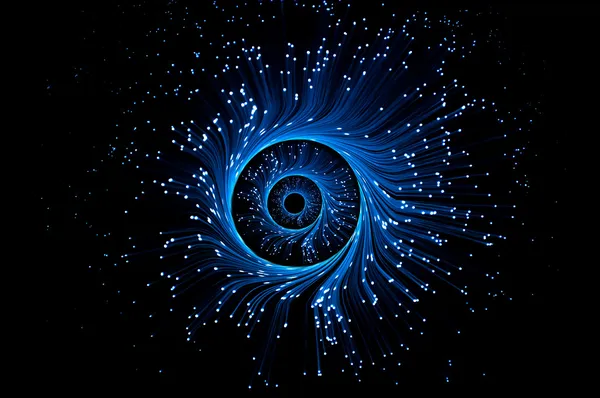 Iluzja niebieski telekomunikacji — Zdjęcie stockowe