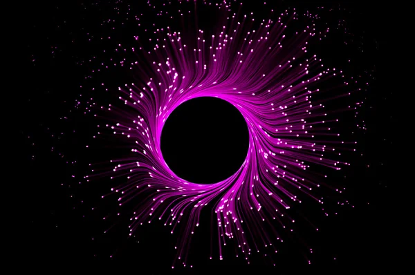 Eclipse de telecomunicações rosa — Fotografia de Stock