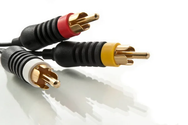 AV kabloları. — Stockfoto