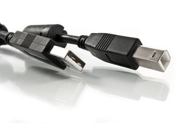 USB-кабелю — стокове фото
