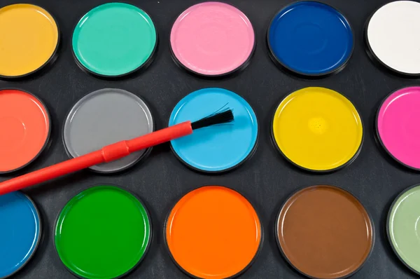 Painting palette background — Stock Photo, Image