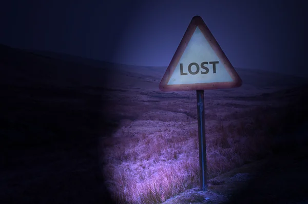 Lost in the dark — Stock Photo, Image
