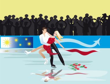 Figure skating clipart