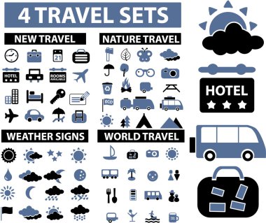 100 travel clipart