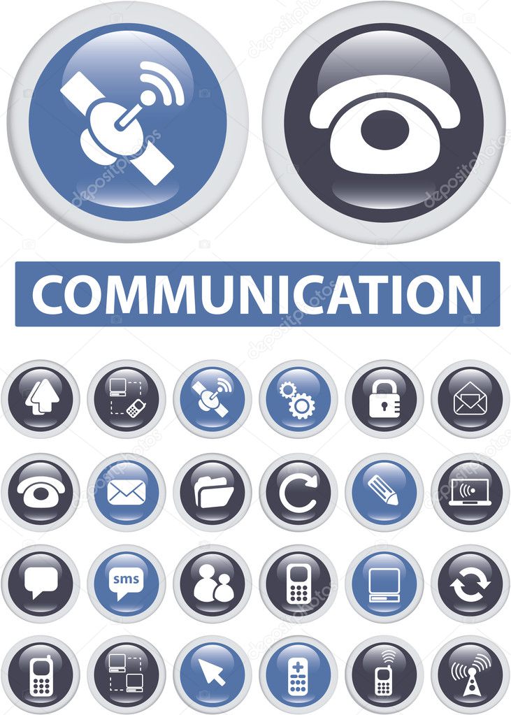 Communication buttons