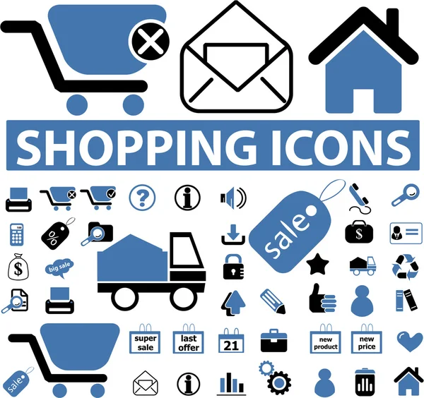 stock vector Shopping icons