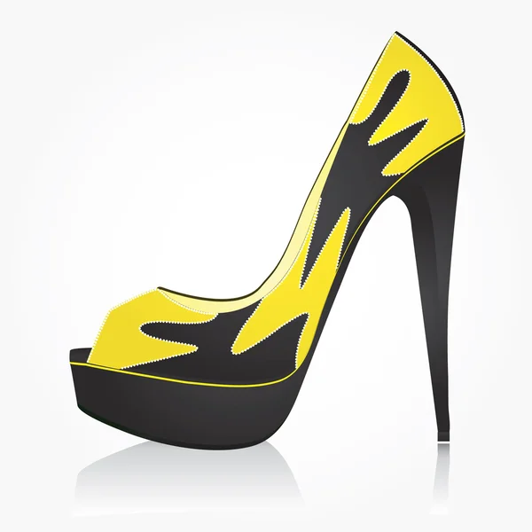 Chaussure femme mode — Image vectorielle
