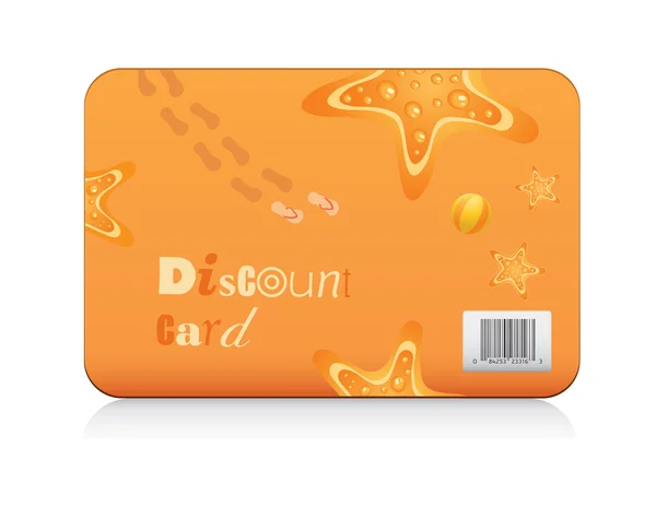 vektör yaz indirim kartı