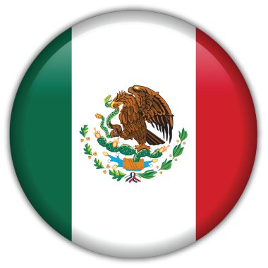 Mexico flag icon clipart