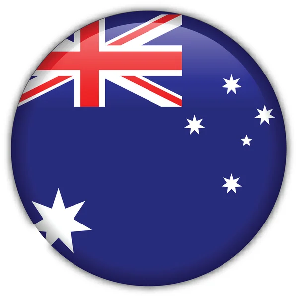Icono de Bandera de Australia — Archivo Imágenes Vectoriales