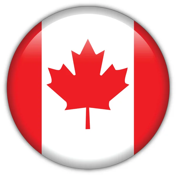 Ícone da bandeira do Canadá —  Vetores de Stock