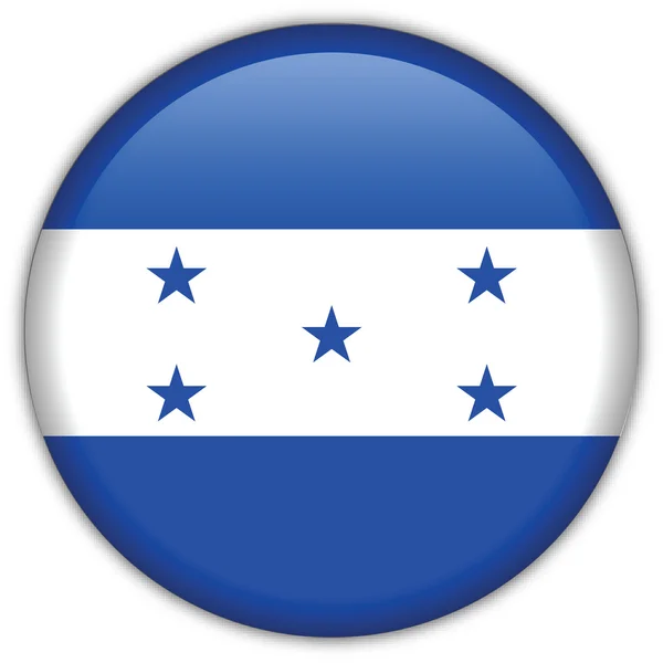 Het pictogram van de vlag van Honduras — Stockvector